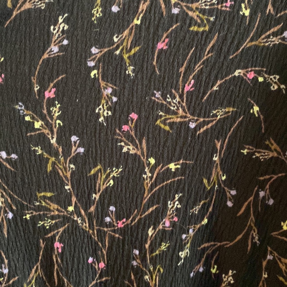 Flower pattern Long sleeve dress - Picture 2 of 2